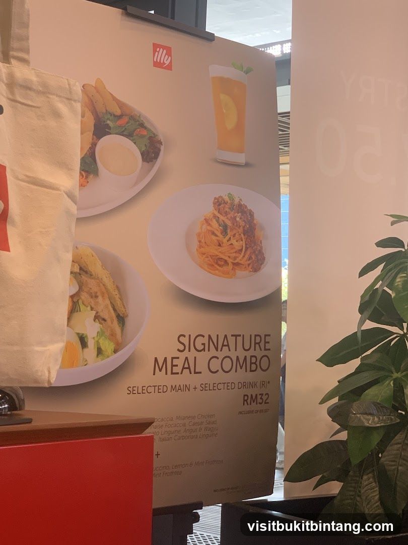 Signature Meal Combo Advertisement