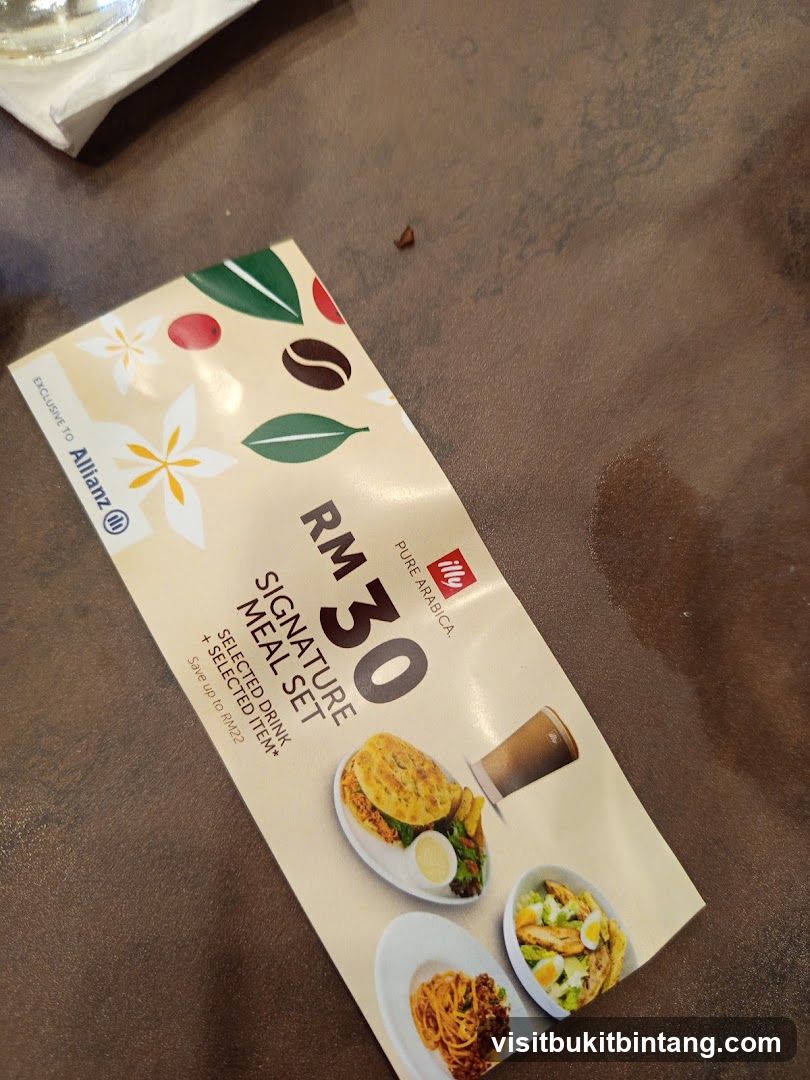 Signature Meal Set Promotion