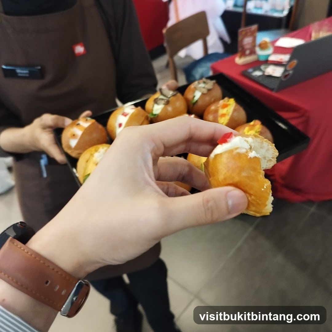 Tray of pastries