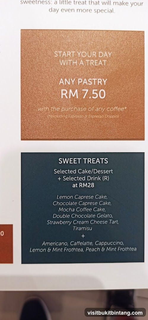 Menu Promotions