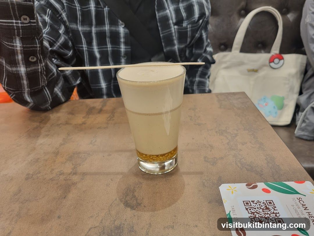 Coffee Drink with QR Code Menu