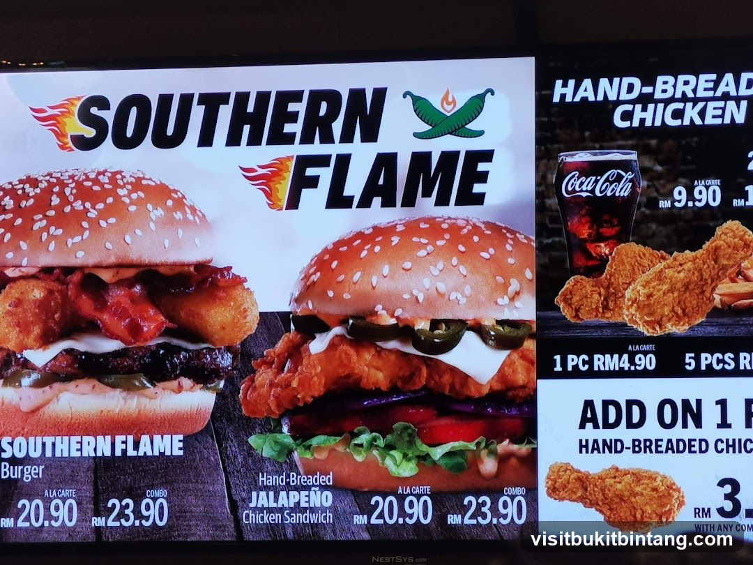 Southern Flame Menu