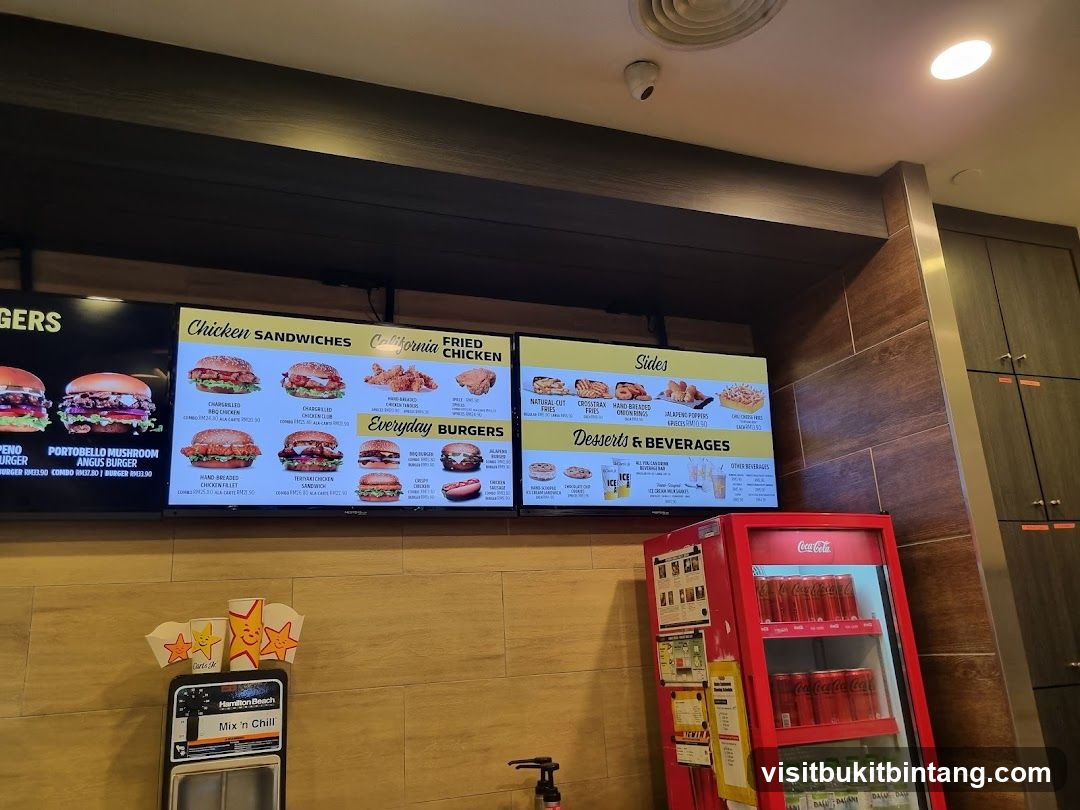 Restaurant Menu Display