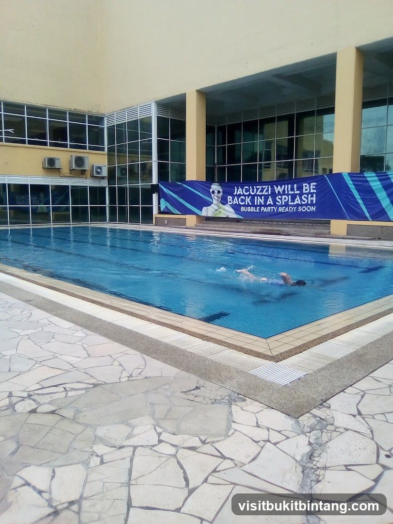 Swimming Pool with Banner