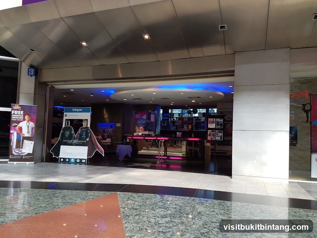 Movie Theater Entrance with Promotions