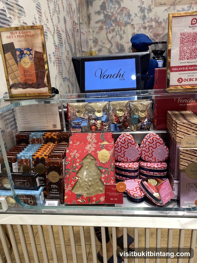 Venchi Chocolate Display