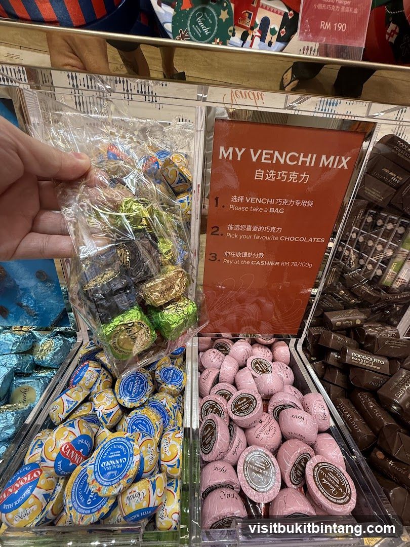 Venchi Chocolate Display