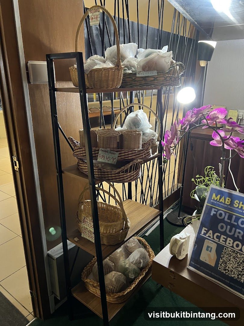 Display Shelving with Baskets