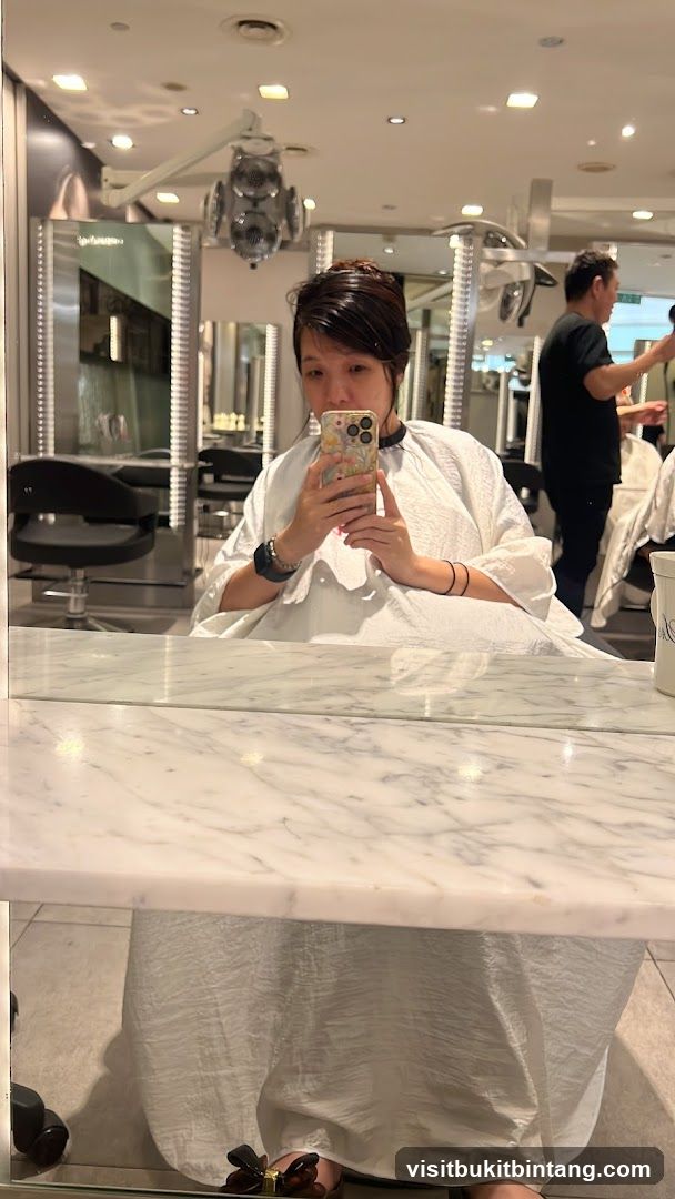 Woman in Hair Salon