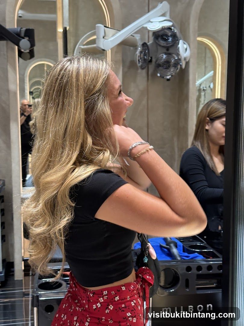 Woman in Hair Salon