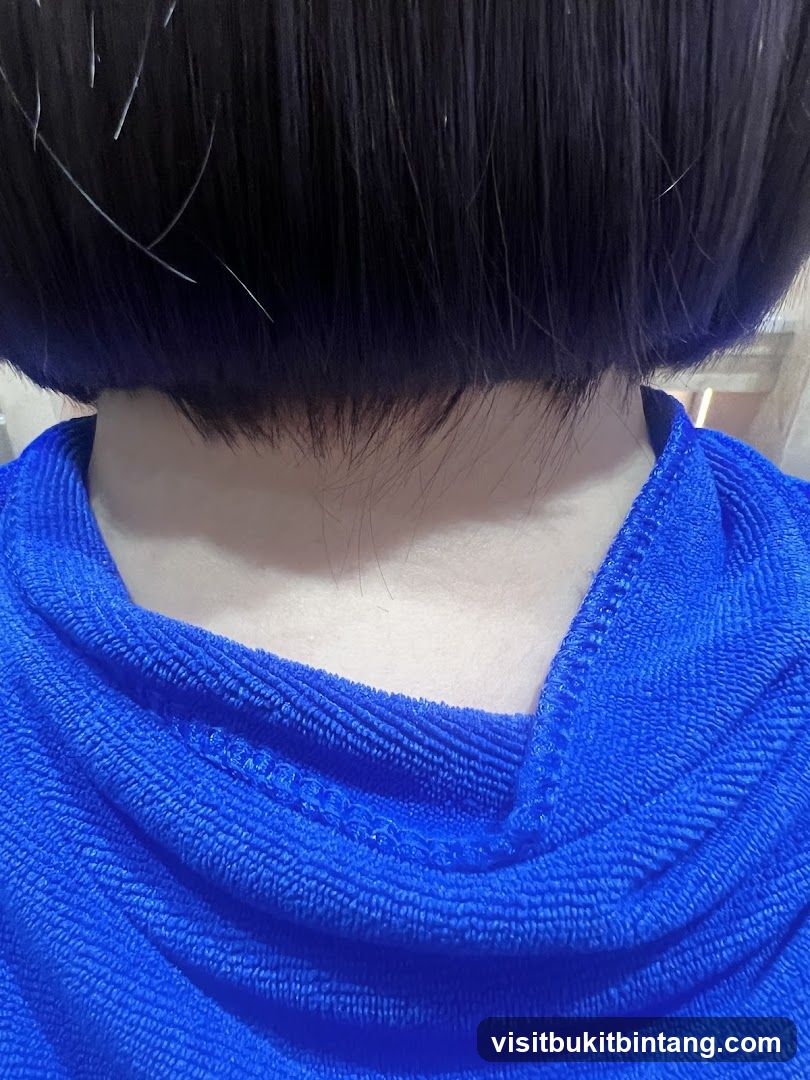 Close-up of Hair and Towel