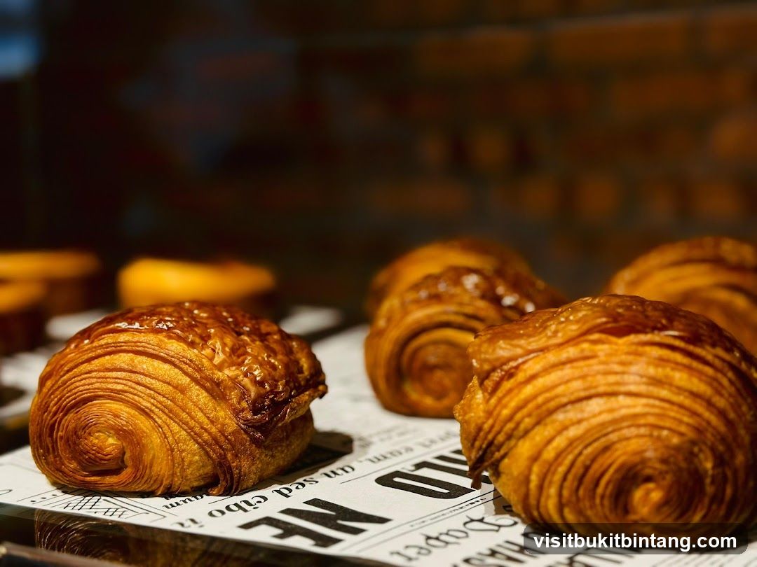 Croissants on Newspaper