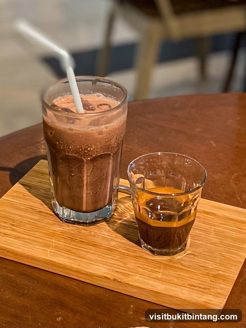 Iced Chocolate and Espresso