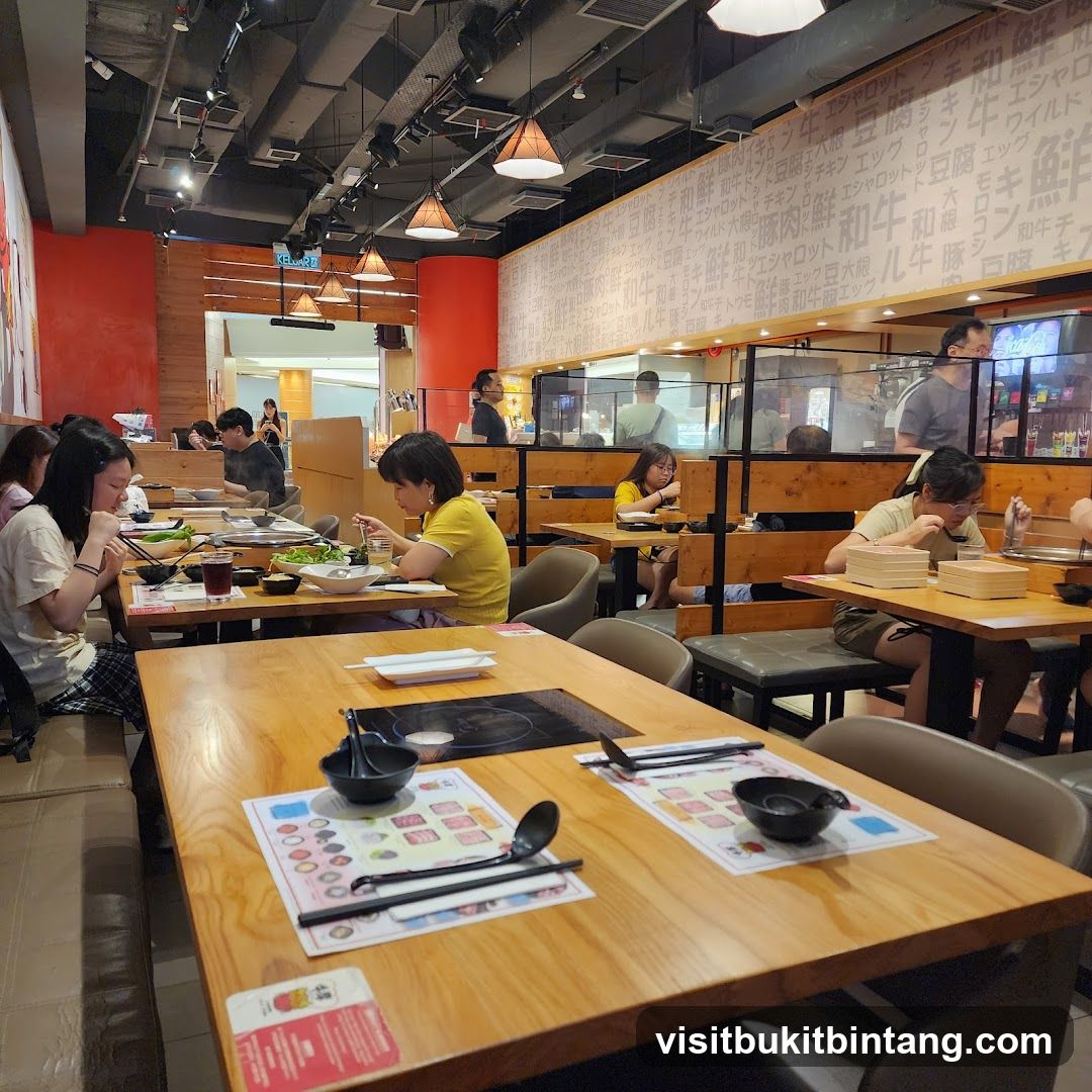 Restaurant Interior with Diners