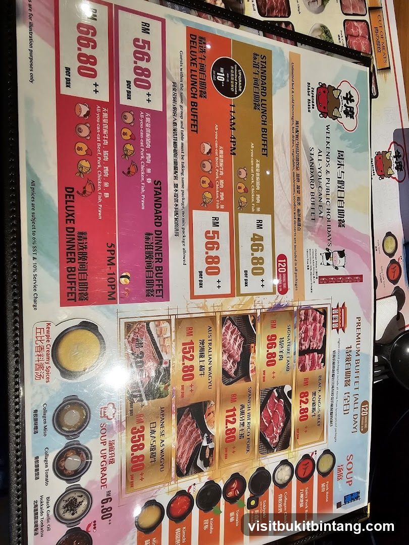 Buffet Menu