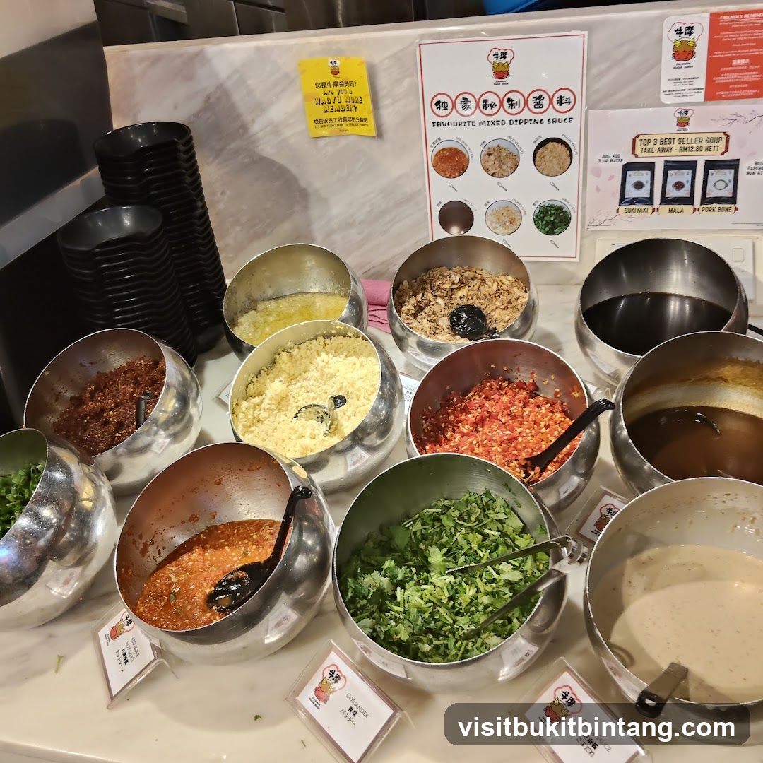Dipping Sauce Bar