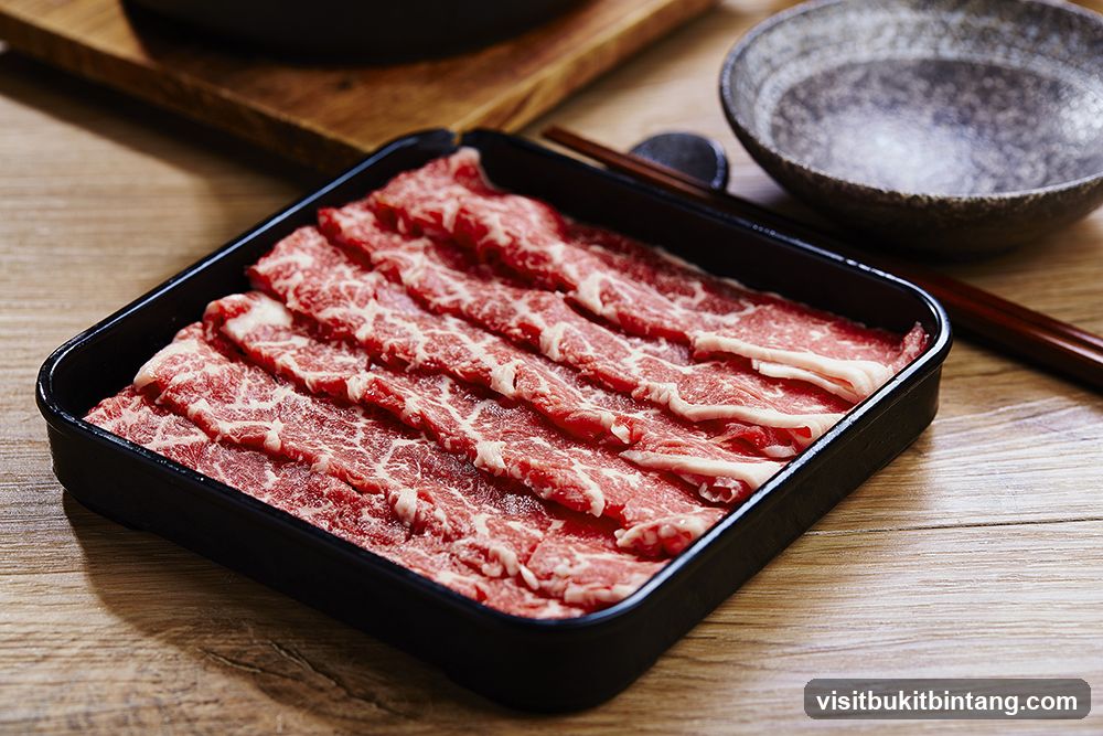 Thinly Sliced Raw Beef