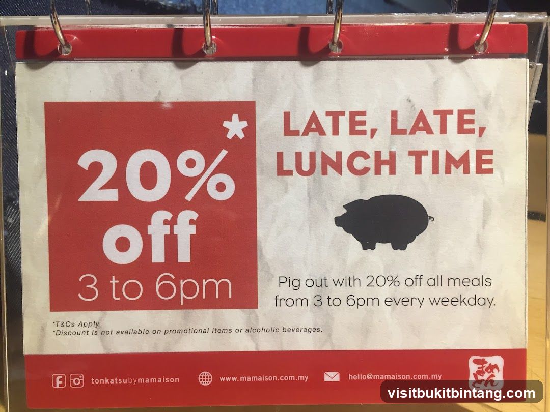 Late Lunch Promotion