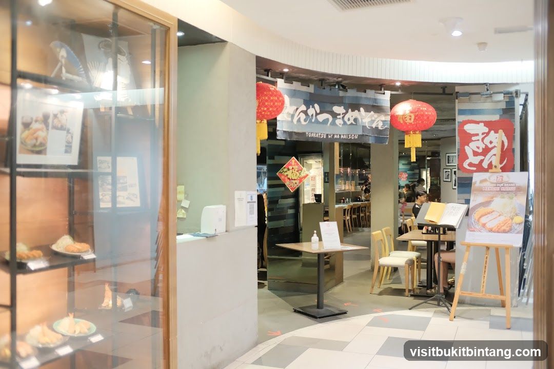 Restaurant Interior with Display and Menu