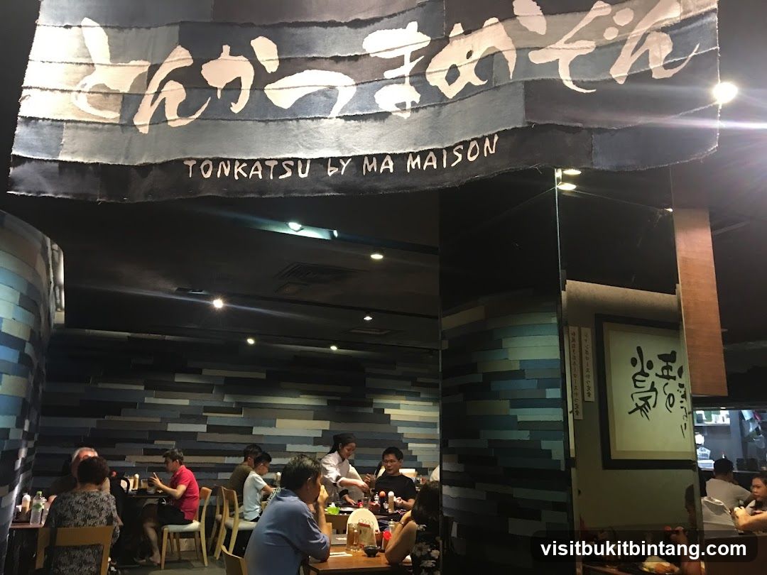 Restaurant Interior with Banner