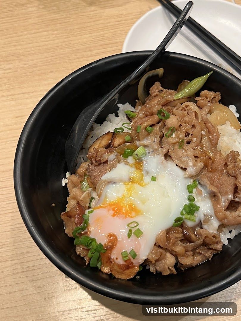 Beef and Egg Rice Bowl