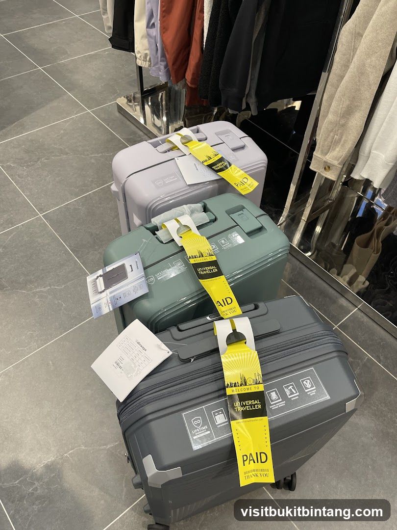 Luggage in a Store