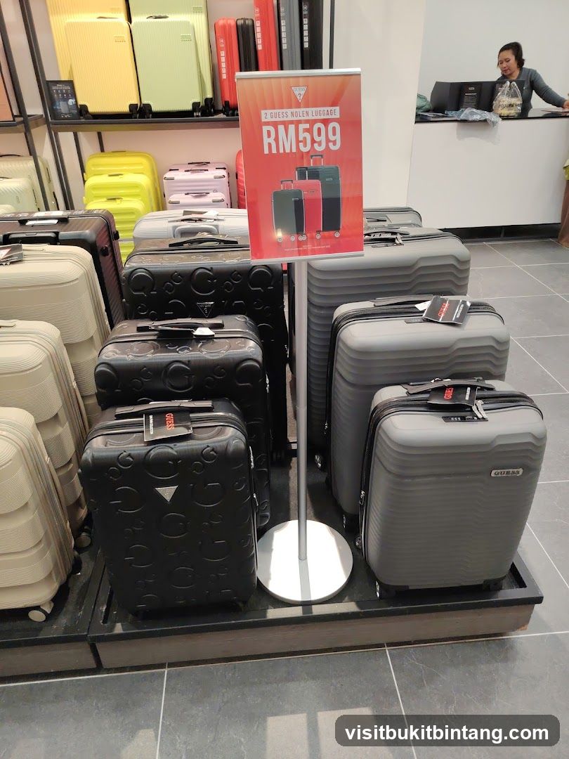 Guess Luggage Display