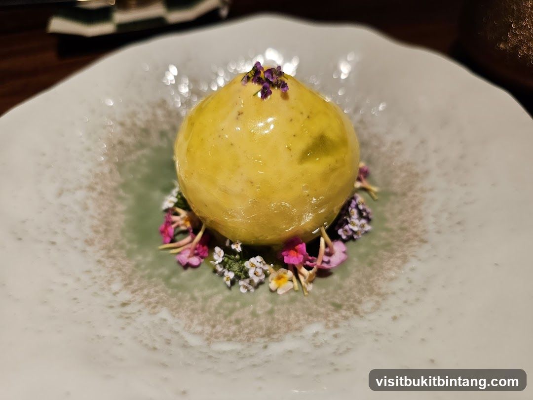 Dessert with Flowers
