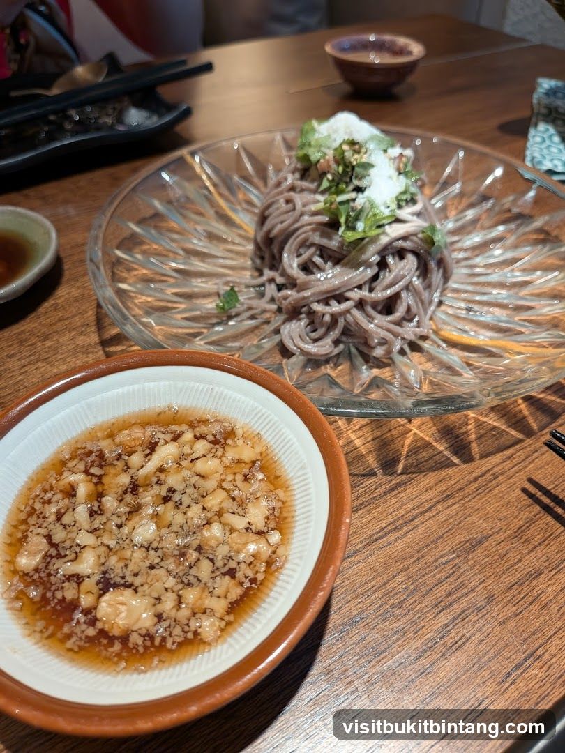 Soba Noodles with Dipping Sauce