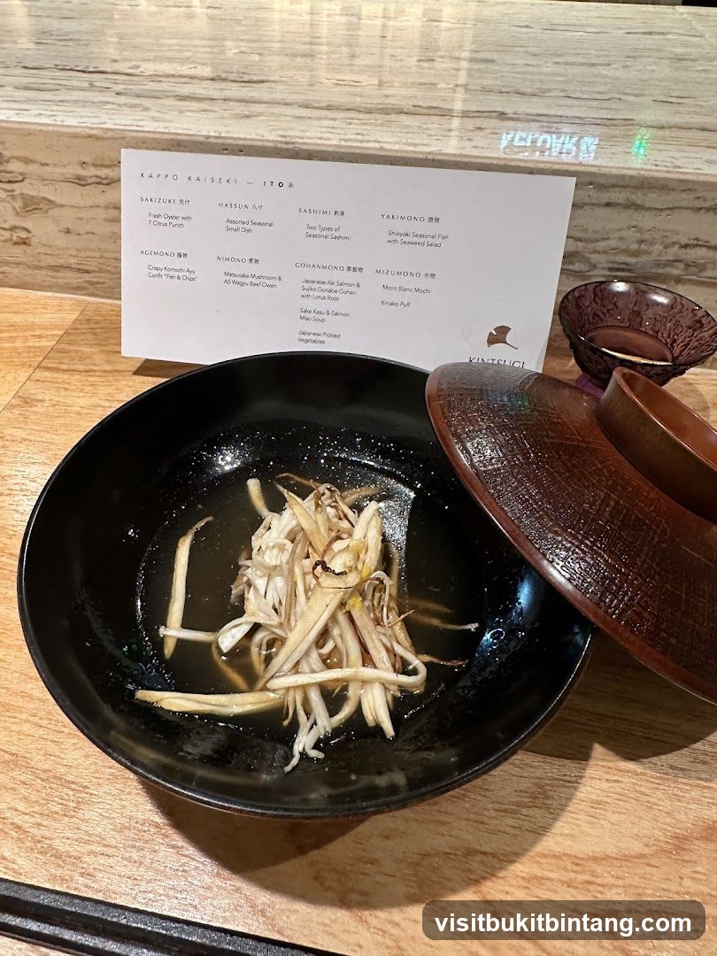 Kappo Kaiseki - Ito Menu