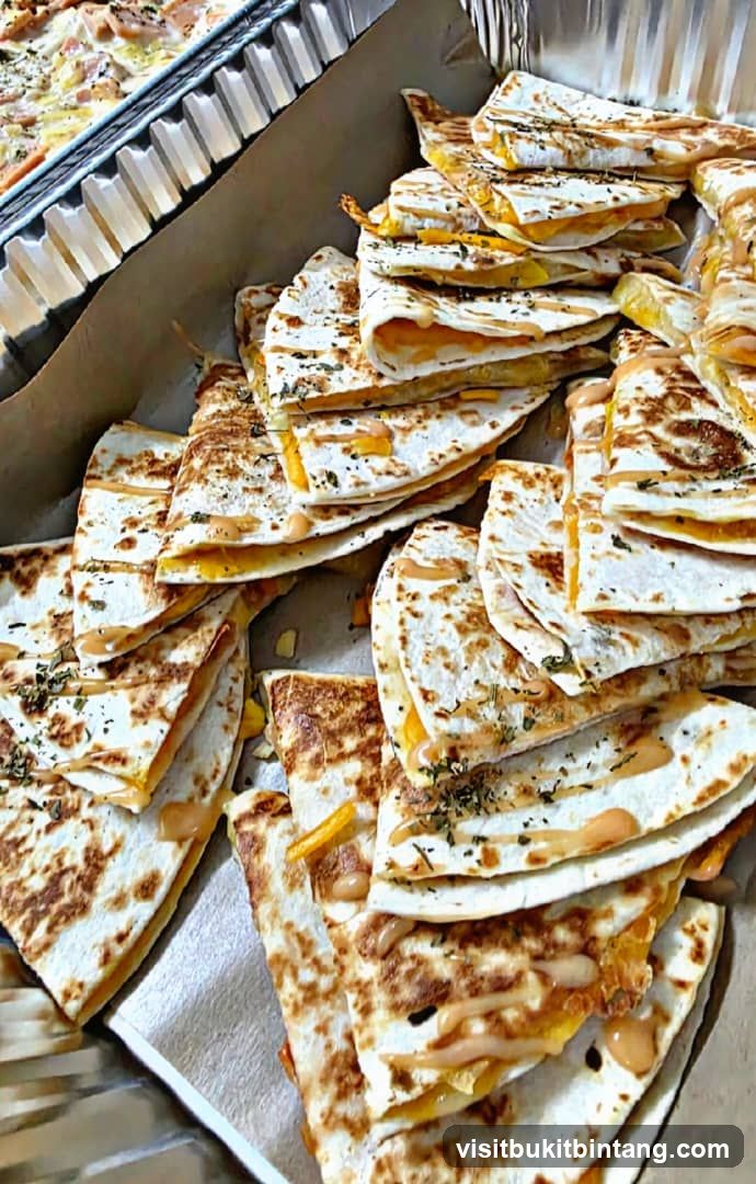 Quesadillas and Pizza