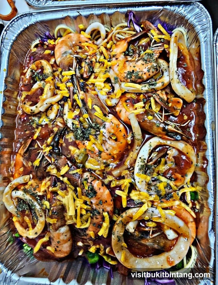 Seafood Pasta Tray