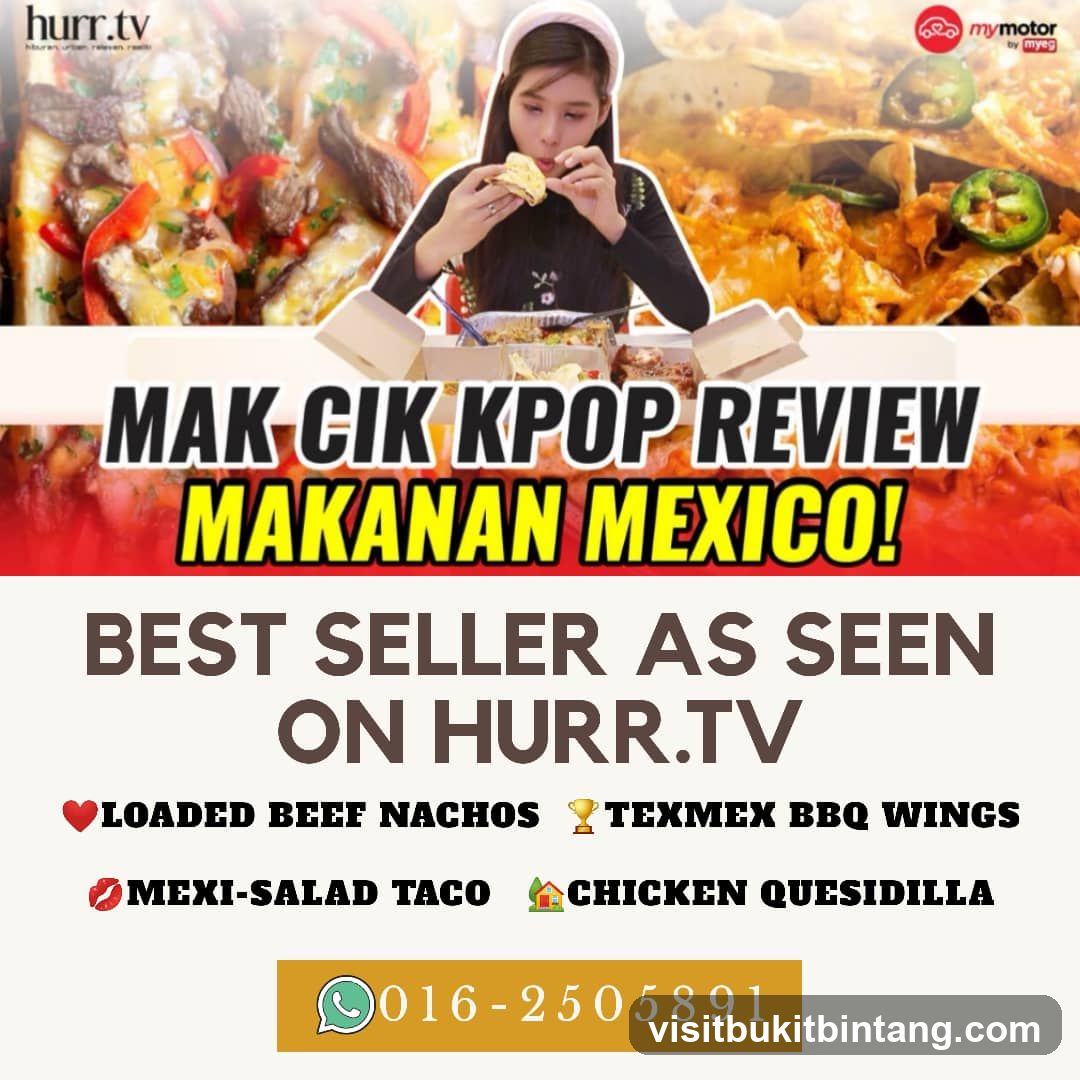 Mak Cik Kpop Review Makanan Mexico