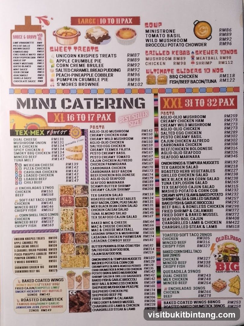 Catering Menu