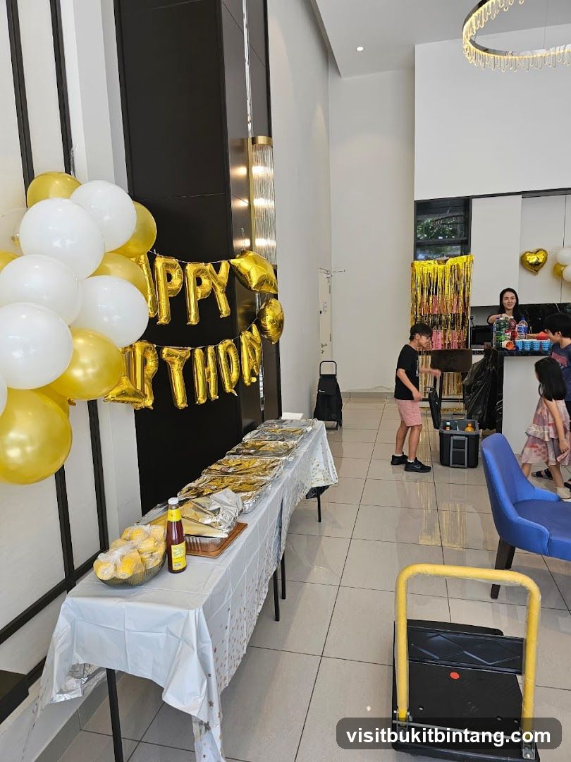 Birthday Party Setup