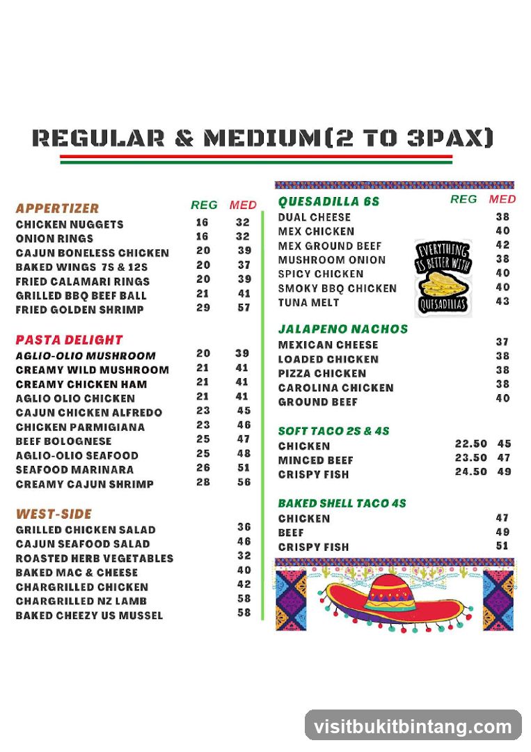 REGULAR & MEDIUM (2 TO 3PAX)