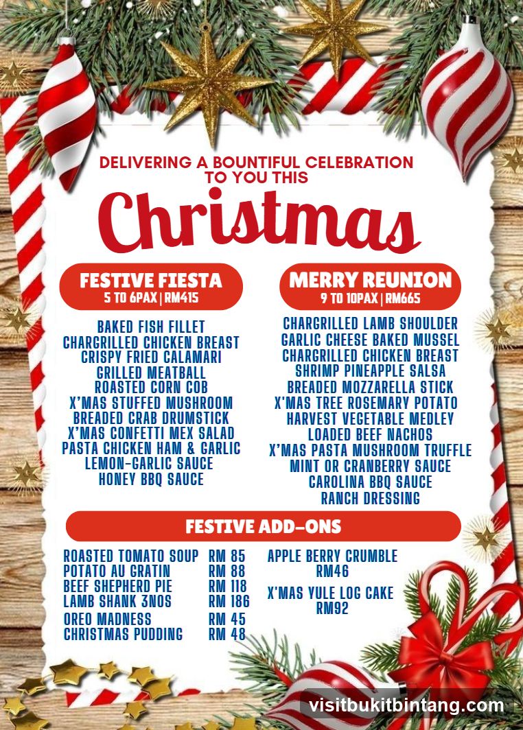 Christmas Menu