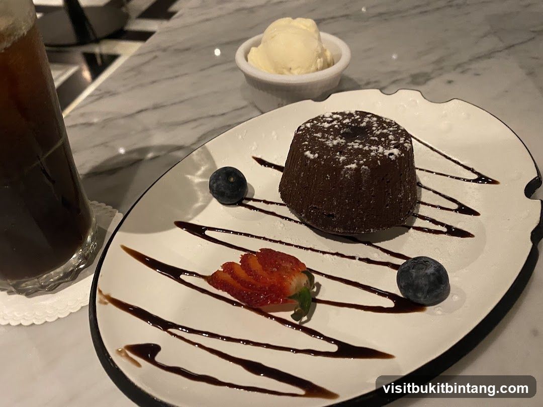 Chocolate Lava Cake with Ice Cream
