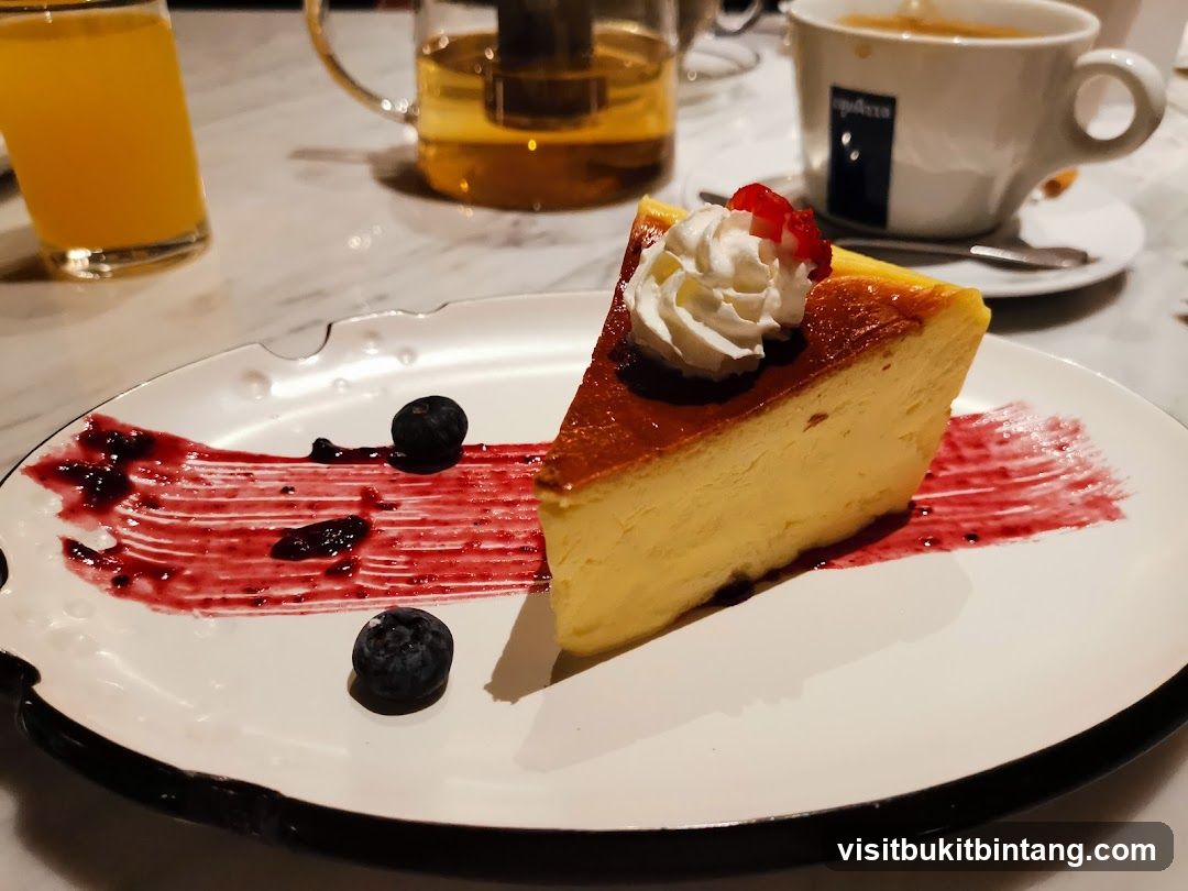 Cheesecake with Berries and Coffee