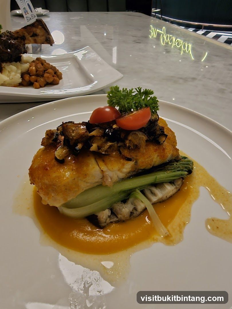 Fish dish with vegetables