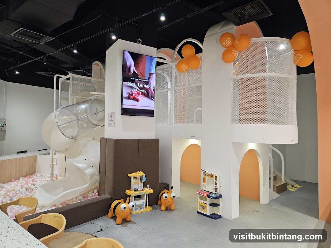 Indoor Playground with Ball Pit and Slides