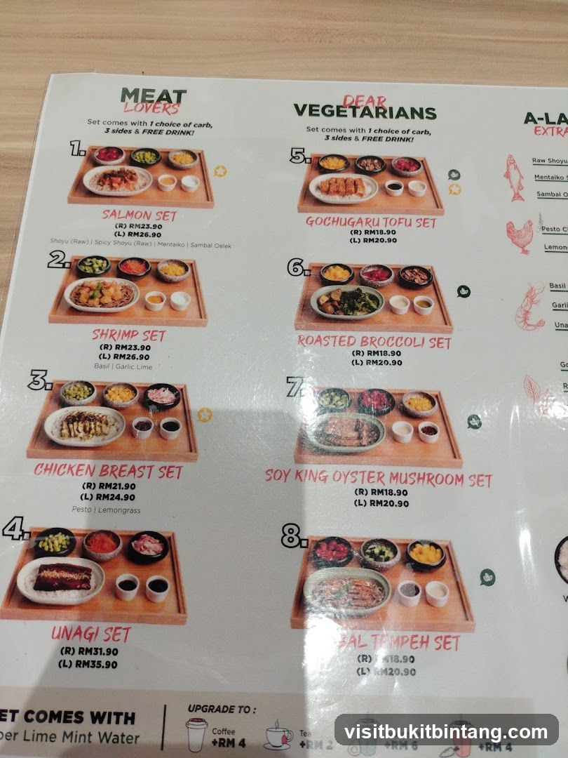 MEAT LOVERS & DEAR VEGETARIANS SETS