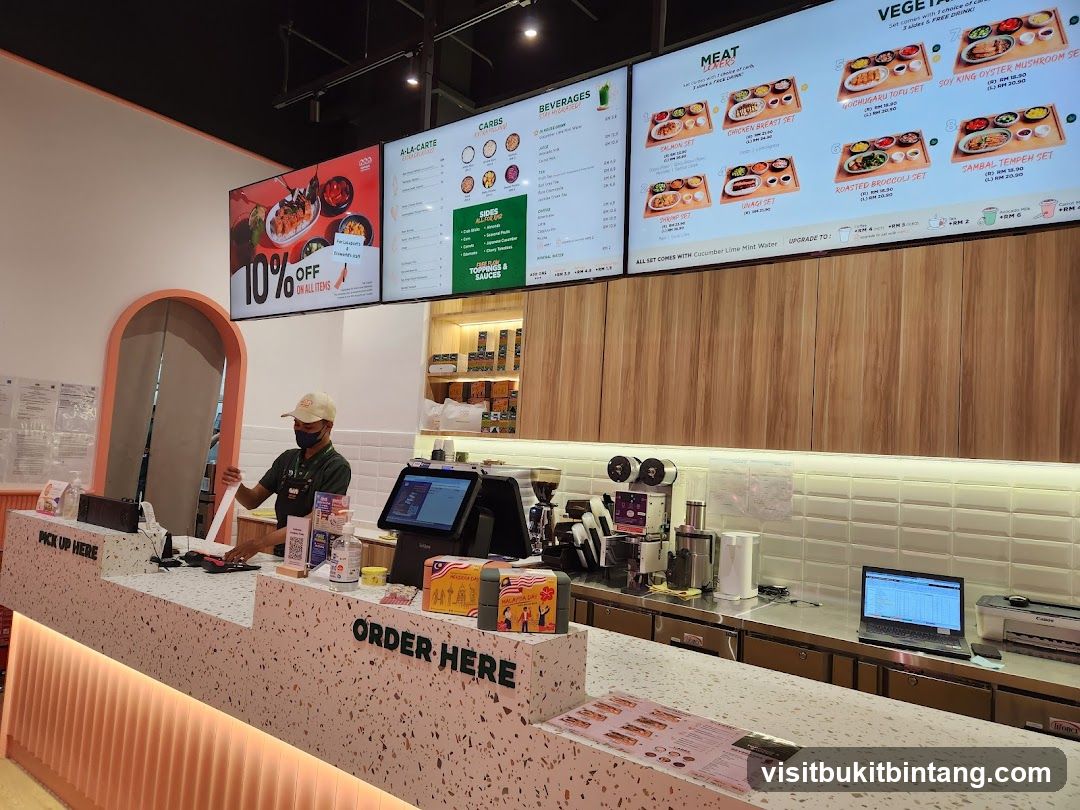 Restaurant Counter with Menu Boards