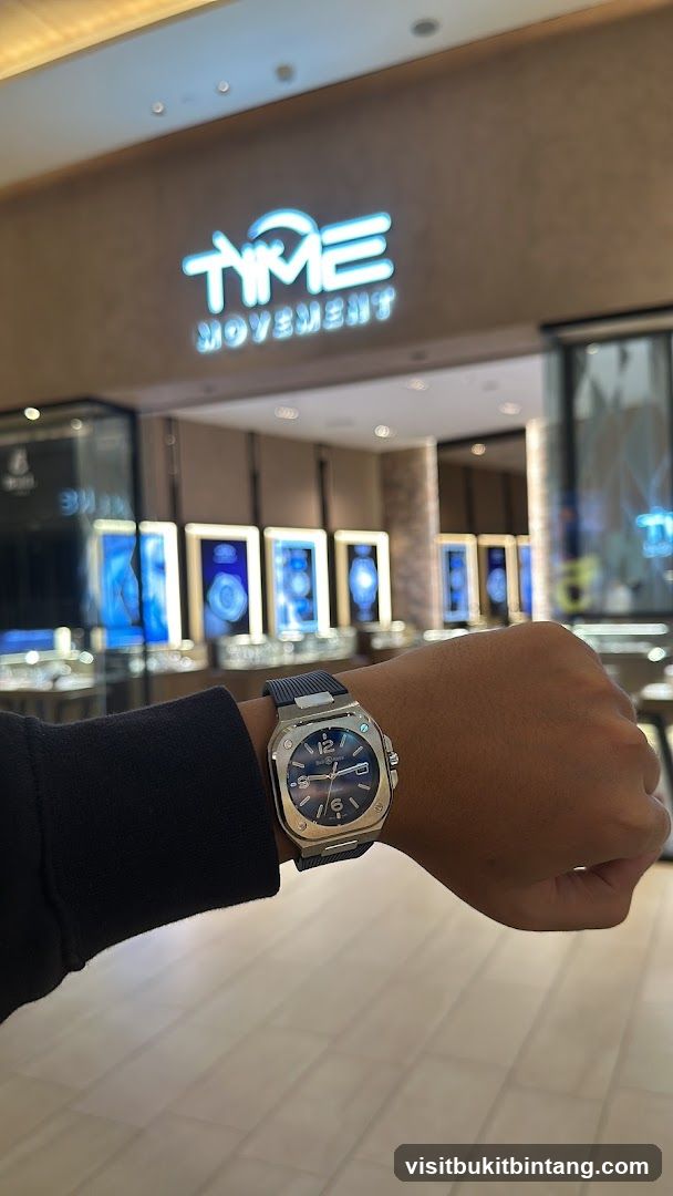 Watch on Wrist in Store