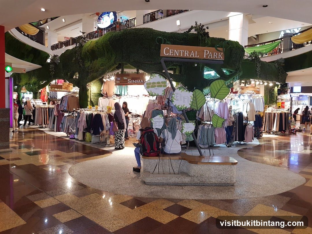 Central Park Clothing Stalls