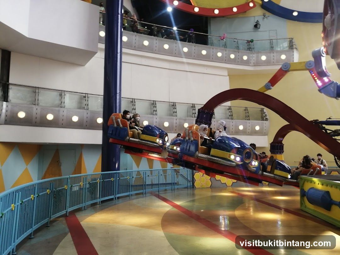 Amusement Ride in an Indoor Entertainment Venue