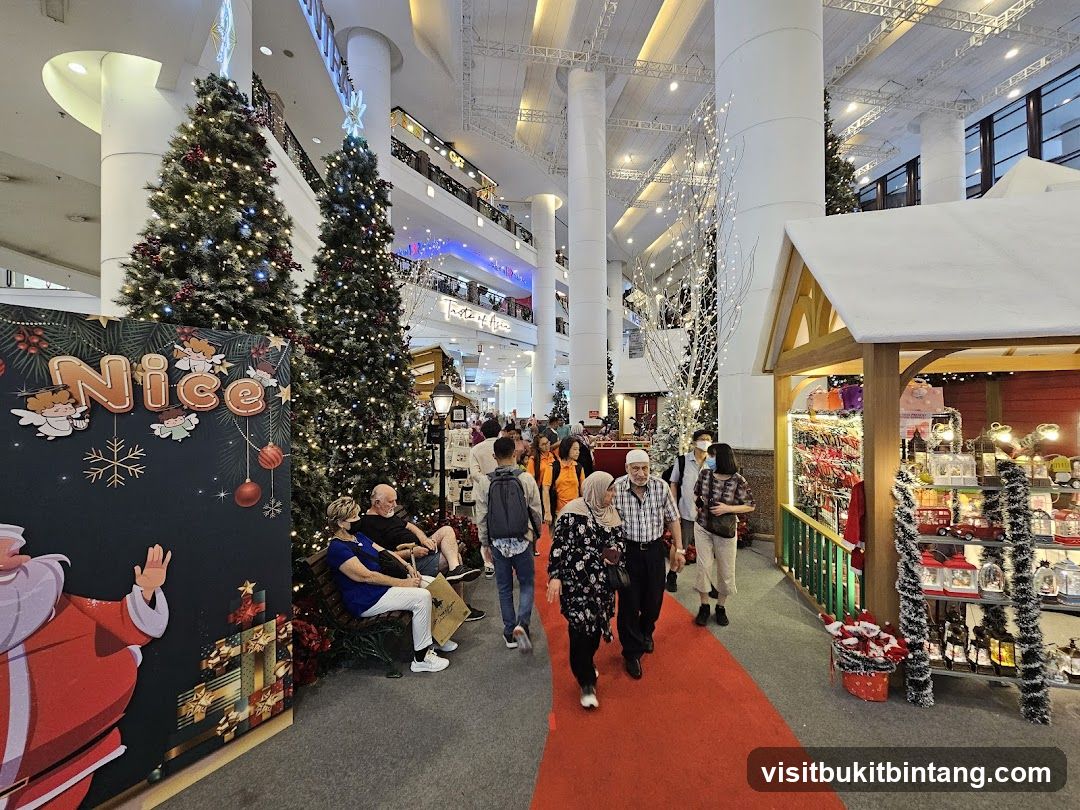 Christmas Decorations in a Mall