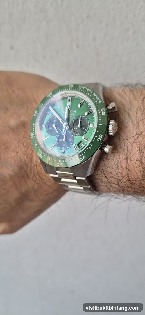Green Chronograph Watch