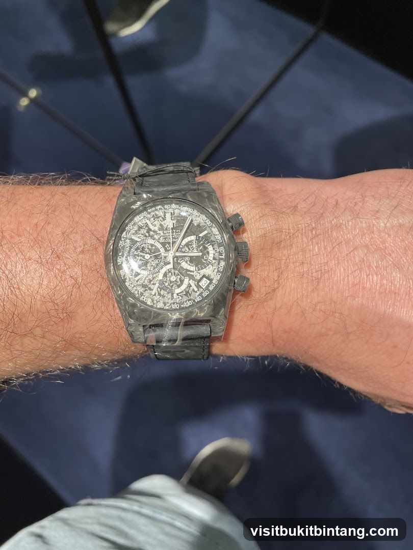 Watch on wrist