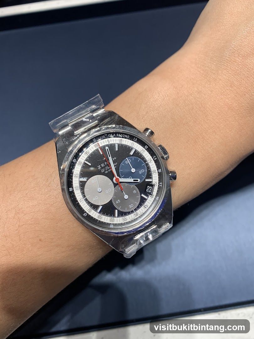 Watch on wrist